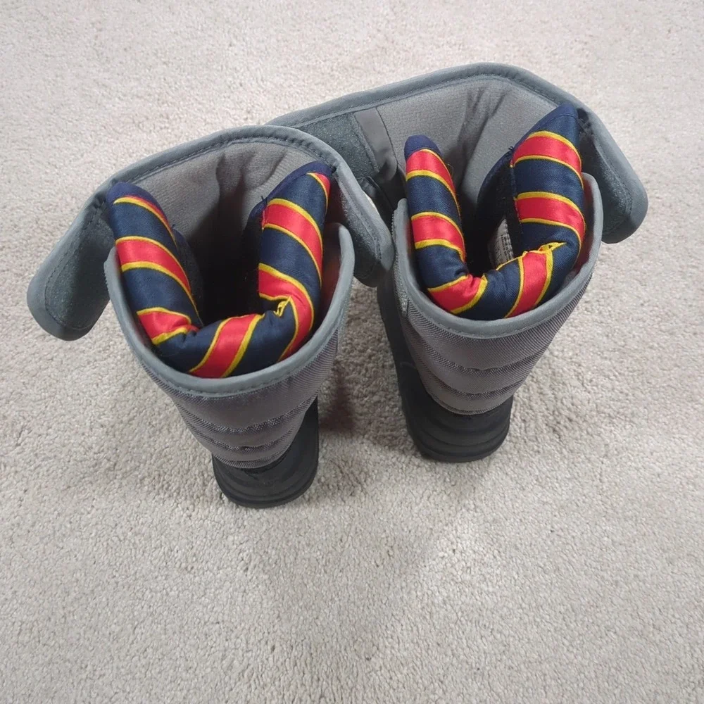 Polo Ralph Lauren Vancouver EZ Snow Boots Toddler‎ Unisex Size 5 Waterproof Gray